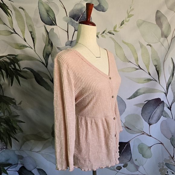 NOBO | Button Down Tunic in Dusty Rose sz 2XL (19) - Picture 2 of 7